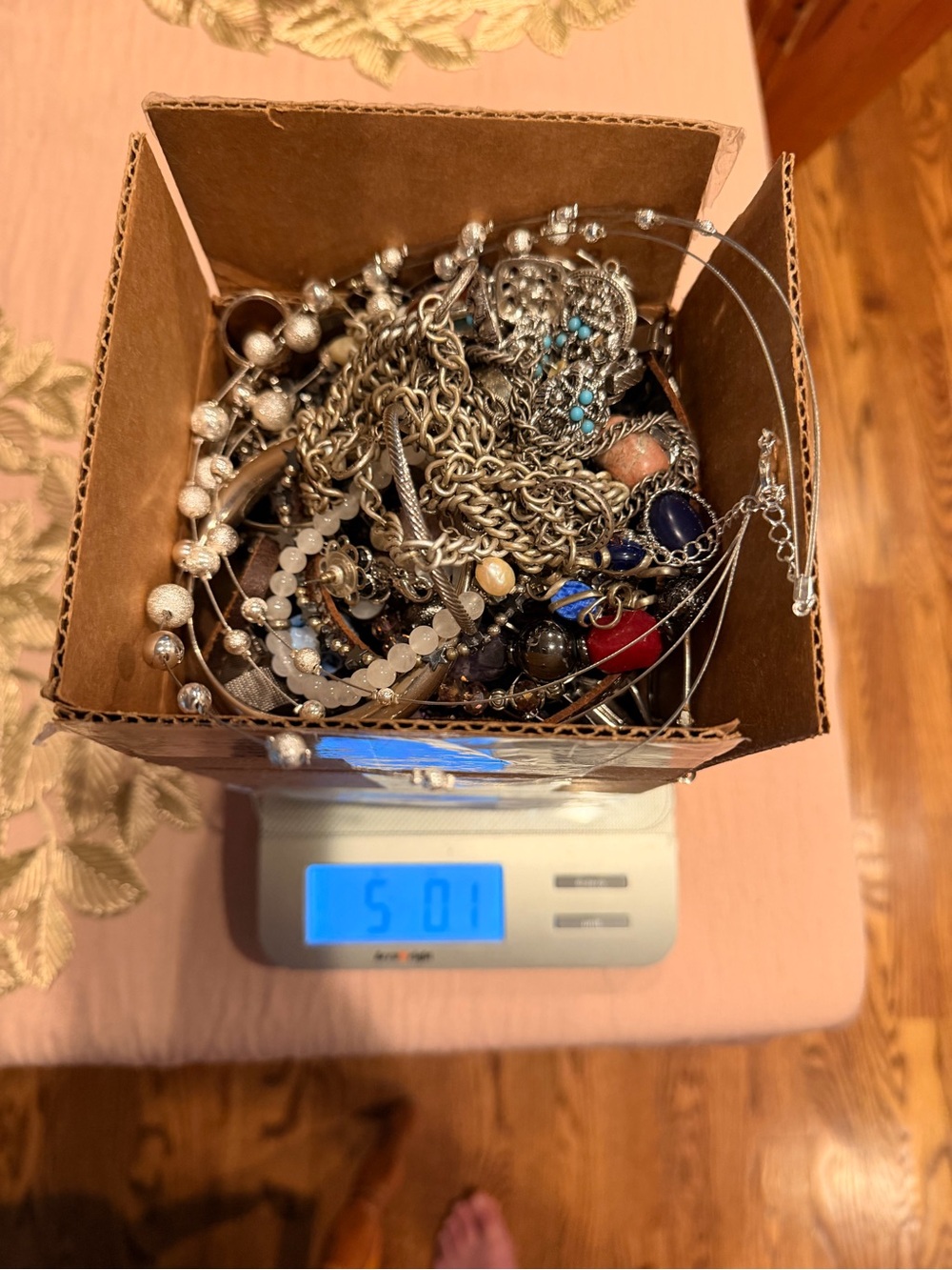 Costume Jewelry lot Mixed Silver-Tone